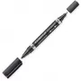 Permanentmarker Staedtler Lumocolor Duo Fein-/Rundspitze Schwarz