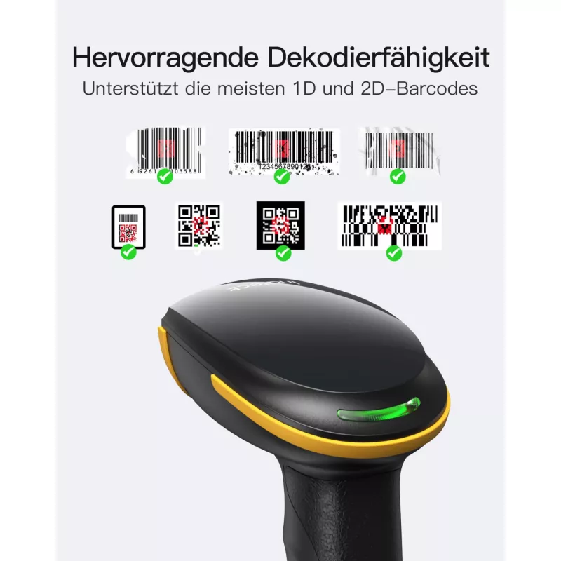 Inateck Barcodescanner 35 schwarz [BCST-35_black]