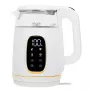 Wasserkocher Adler AD 1305WG — 1,7 l, 2200 W, Glas/Kunststoff, Weiß/Gold/Transparent