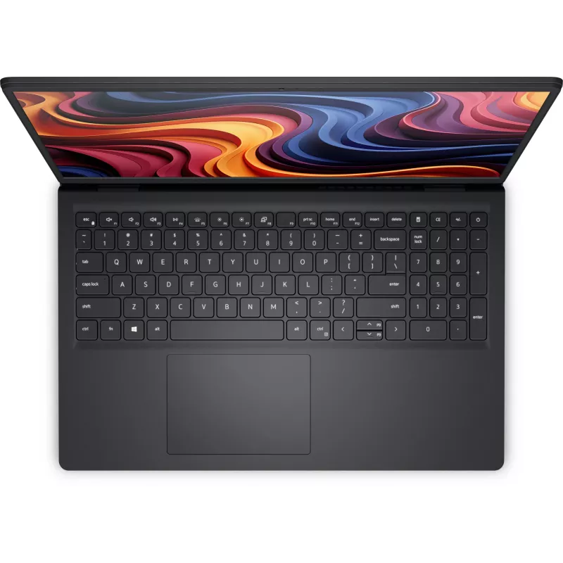 Dell 15 DC15255/AMD Ryzen 5 7520U/8GB/512GB SSD/15.6 FHD/AMD Radeon 610M/WLAN + BT/US Kb/3 Cell/W11Home/Carbon Schwarz/3yrs Basic Onsite