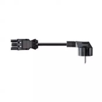 Netzkabel Bachmann 375.045, 3 m, schwarz