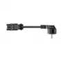 Netzkabel Bachmann 375.045, 3 m, schwarz