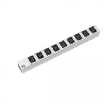 Power Distribution Unit Bachmann 333.539 9 AC-Ausgänge 1U Schwarz Grau Silber