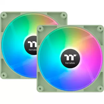 Thermaltake CT120 ARGB Sync Matcha Green 120mm 2-Pack Gehäuselüfter
