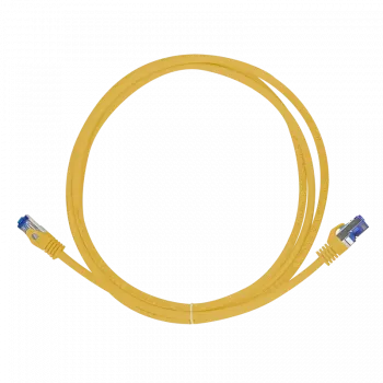 Logilink Professional Ultraflex - Patchkabel - RJ-45 (M) zu RJ-45 (M) - 50 cm - 6 mm - S/FTP - Cat.7 Rohkabel (Kabel) / CAT 6a (Ports) - halogenfrei, geformt, zugentlastet - Gelb