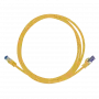 Logilink Professional Ultraflex - Patchkabel - RJ-45 (M) zu RJ-45 (M) - 50 cm - 6 mm - S/FTP - Cat.7 Rohkabel (Kabel) / CAT 6a (Ports) - halogenfrei, geformt, zugentlastet - Gelb