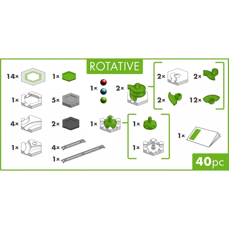 GraviTrax GO Rotative Ravensburger Mehrfarbig 23703