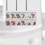 Overlock Singer 14T968 Nähmaschine, elektrischer Strom, weiß