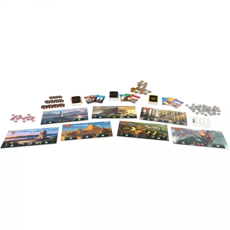 7 Wonders - Grundspiel - neues Design, Brettspiel Expertenspiel des Jahres 2011