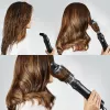 Heißluftbürste Rowenta Express Style CF6320F0 Warm Schwarz Silber für alle Haarlängen