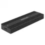 SSD-Gehäuse SAVIO AK-84 Schwarz für M.2-Laufwerke, USB 10 Gbit/s (Type-A / Type-C), Aluminium + ABS