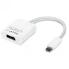 USB-Adapter, USB-C-Stecker > DisplayPort-Buchse (Weiß, 11 cm)