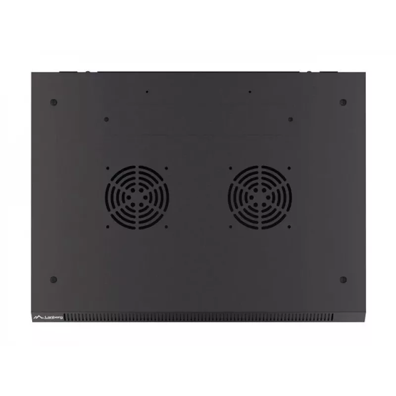 Lanberg Wandmontierter Schrank 19'' Demontiert flach Pack 27U/600x450mm Schwarz