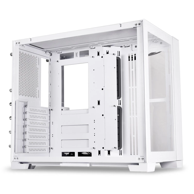 PC-Gehäuse Lian Li O11D Mini-S Mini Tower Weiß (kompatibel mit SFX/SFX-L-Netzteil)