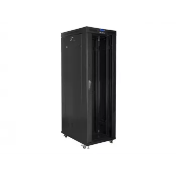 Freistehender Rackschrank LANBERG FF01-8042-12BL 42U 19 Zoll 800×1000×2127,5 mm Schwarz IP20 1200 kg