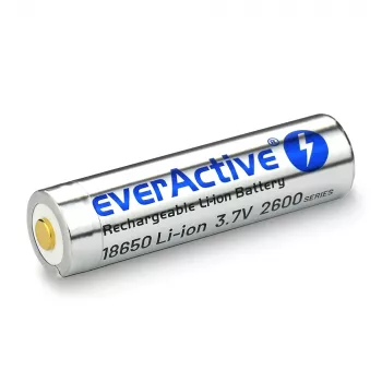 Batterie everActive 18650 3.7V Li-ion 2600mAh micro USB with protection BOX