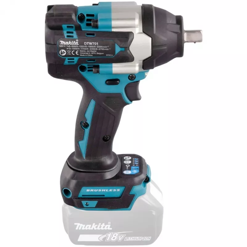 Makita DTW701Z Akku-Schlagschrauber 2700 U/min Schwarz, Blau