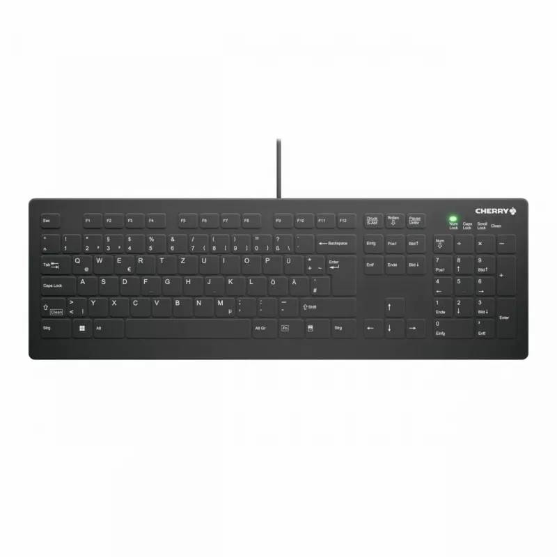 Medizinische Tastatur CHERRY AK-C8112 USB QWERTZ Deutsch Schwarz 105 Tasten
