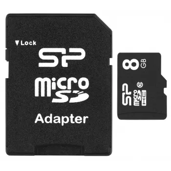 Silicon Power SP008GBSTH010V10SP Speicherkarte 8 GB MicroSDHC Class 10