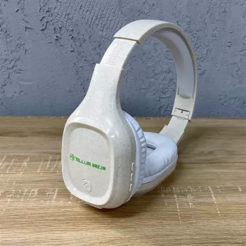 Headphones Tellur Grün Bluetooth Over-Ear Headphones Pulse Foldable Cream TLL511441