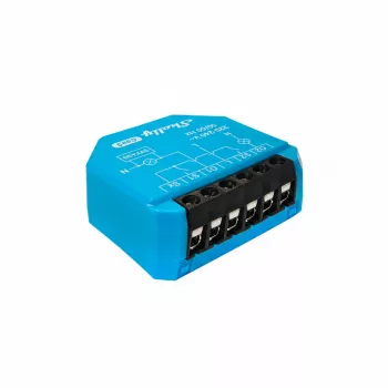 DIN‑montierbares Zweifach-Relais Shelly 2L Gen3, 2 Kanäle, Wi‑Fi/Bluetooth, 220–240V AC, 50Hz, Kunststoffgehäuse
