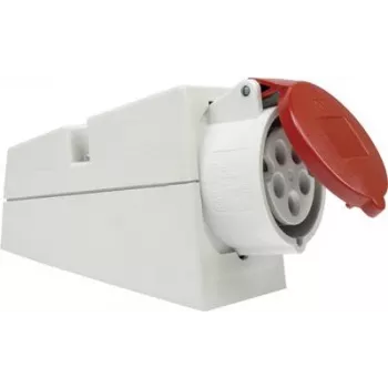 Wandsteckdose AS Schwabe 60430 — CEE 16 A 5‑polig 400 V Industrie-Steckdose