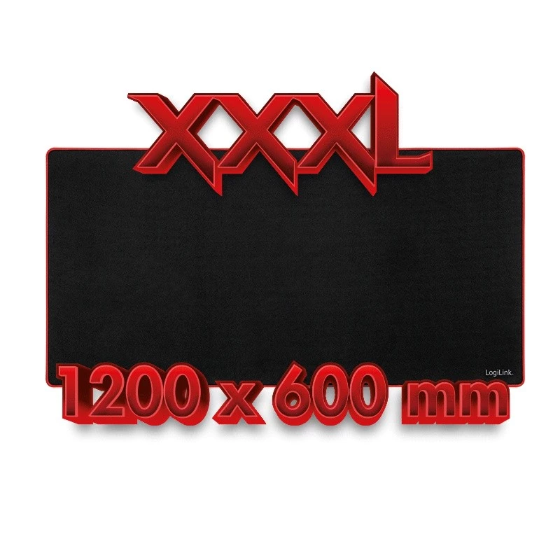 XXXL Gaming-Mauspad, schwarz