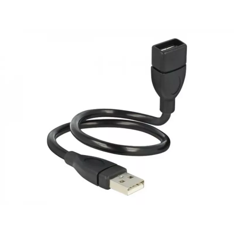 USB-Kabel DeLOCK 35cm USB 2.0 83498 Schwarz