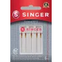 SINGER Nähmaschinennadeln-Packung Universal 80/12 für gewebte Stoffe, 5 Stück