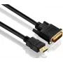 Purelink PureInstall PI3000 - Videokabel - Single Link - HDMI / DVI - 28 AWG - HDMI, 19-polig (M) - DVI-D (M) - 1,5 m - Dreifachisolierung - Schwarz (PI3000-015)