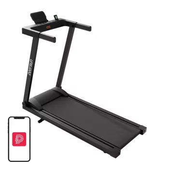 DeerRun A1 Pro Move + klappbares elektrisches Laufband (schwarz)