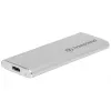 Transcend ESD240C - SSD - 480 GB - extern (tragbar) - M.2 - USB 3.1 Gen 2 (USB-C-Anschluss) - Silber