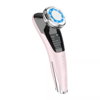 ANLAN 01-ADRY11-001 Ultraschall-Gesichtspflegegerät, pink
