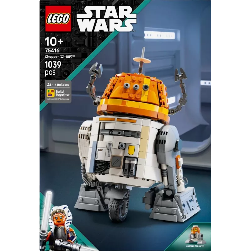 Konstruktionsset LEGO Star Wars Chopper C1-10P Astromech-Droiden-Modell 75416, 1039 Teile, Alter 10+, Höhe 220 mm