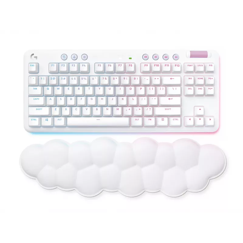 Logitech G715 Wireless Gaming Tastatur - Off Weiß - Fra - Central (920-010459)