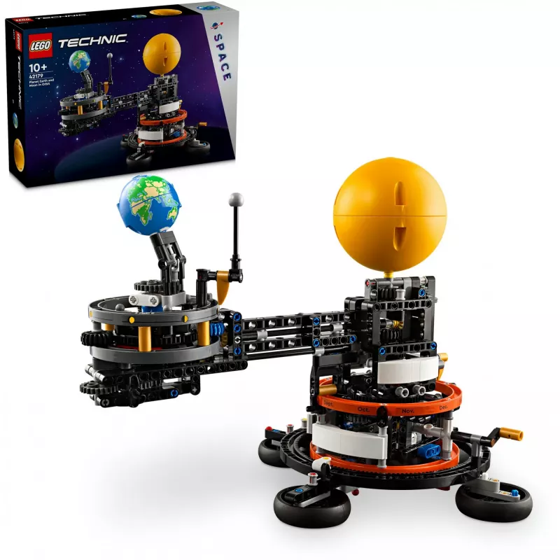 LEGO Technic Pianeta Terra e Luna in Orbita Giochi Spaziali per Bambini e Bambine da 10 Anni in su Sistema Solare Giocattolo da Costruire con Pianet