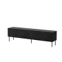 Cama CORTINA 4D TV-Schrank 200x40x55 schwarz