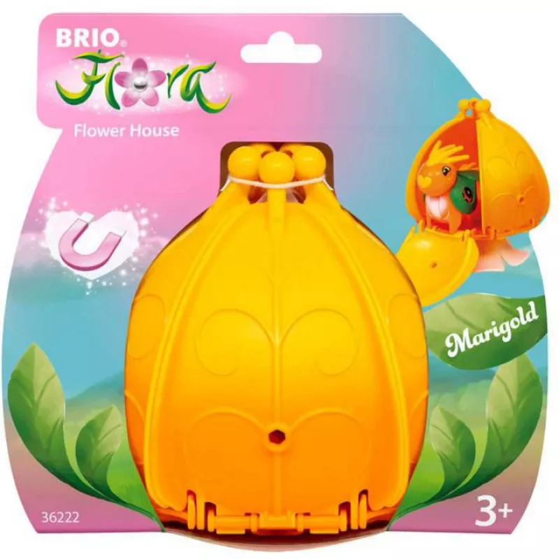 Toy House BRIO Marigold Flower House Grün Gelb 36222