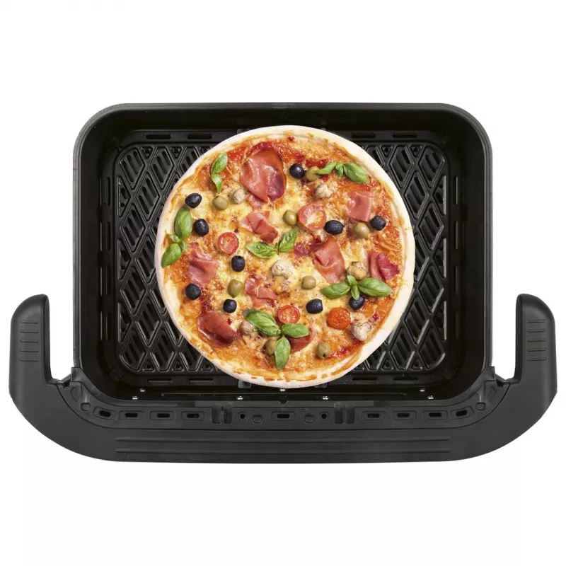 ProfiCook PC-FR 1313 H Doppel-Heißluftfritteuse, 10 L, 2400 W, schwarz/Edelstahl