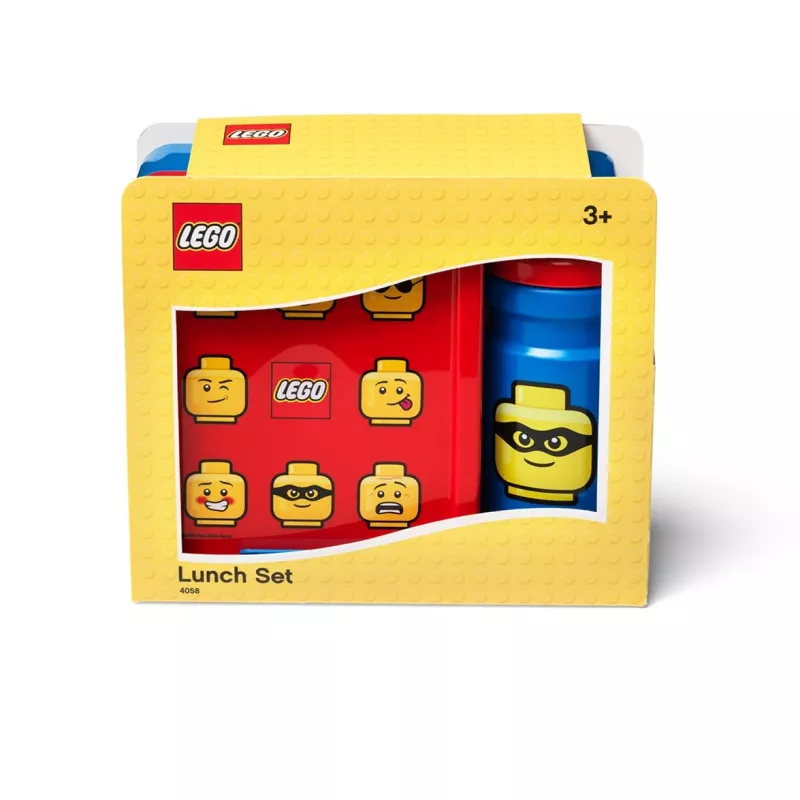 Lunch-Set LEGO 40580001 Bright Blue – Kinder-Brotdose und Trinkflaschen-Set