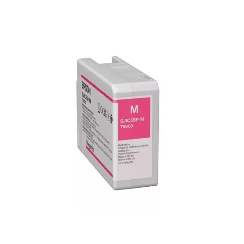Tintenpatrone Epson SJIC55(M) für ColorWorks CW-D6500/D6000, Magenta