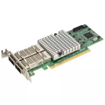 Supermicro Netzwerkkarte Dual-Port QSFP28 100Gbit LP CX-4 EN AOC-S100G-M2C Single