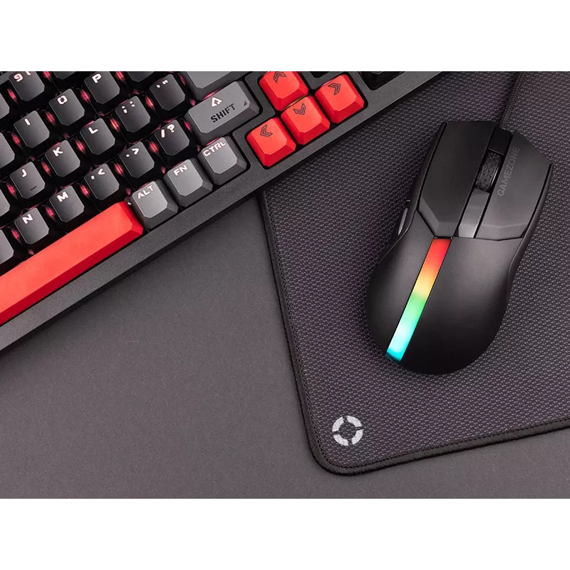 Maus Tracer 47416 Gamezone Cool Schwarz RGB USB