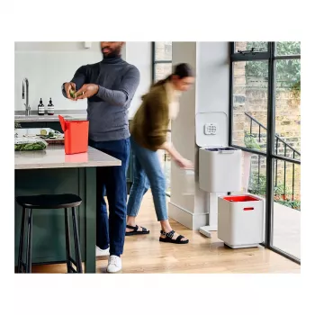 Joseph Joseph Abfalleimer Totem 40 L steingrau
