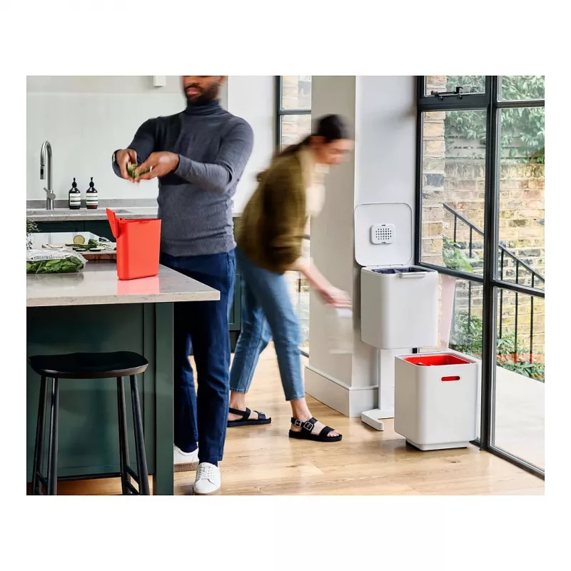 Joseph Joseph Abfalleimer Totem 40 L steingrau
