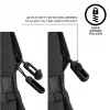Freizeitrucksack XDDESIGN Bobby Soft mit 15,6-Zoll-Notebookfach, 16 l, PET, schwarz