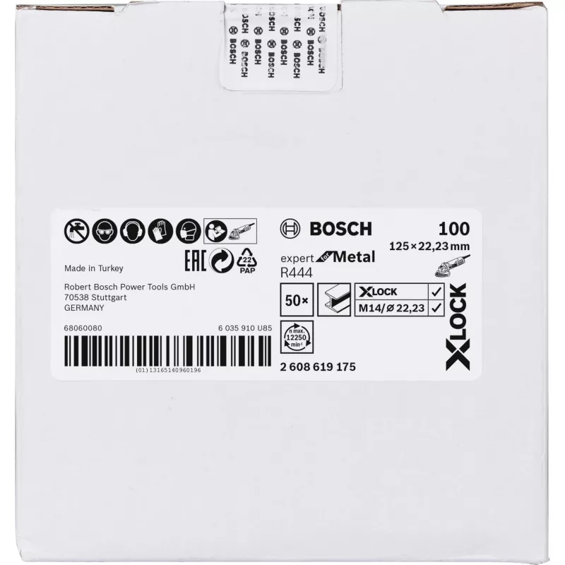 Bosch 2 608 619 175 Drehwerkzeug Schleif-/Schmirgelzubehör Stahl Schleifscheibe
