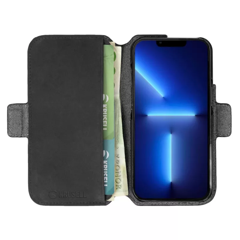 Wallet Case Krusell 62396 für iPhone 13 Pro Max 17 cm Schwarz