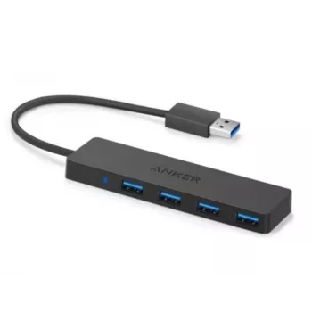 USB Hub Anker Innovations A7516016 USB 3.2 Gen 1 Type-A 5000 Mbit/s Schwarz
