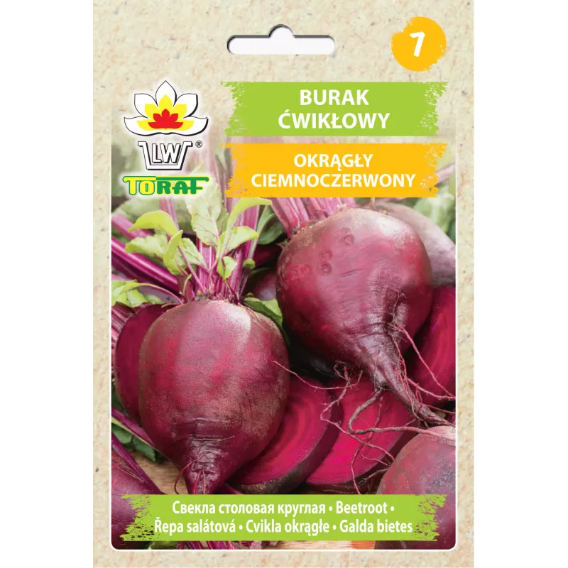 Dunkelrote Rote Bete Toraf Gemüsesamen, 20g Packung
